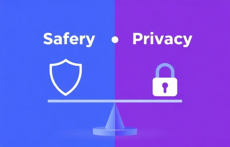 Family discussing online safety and privacy